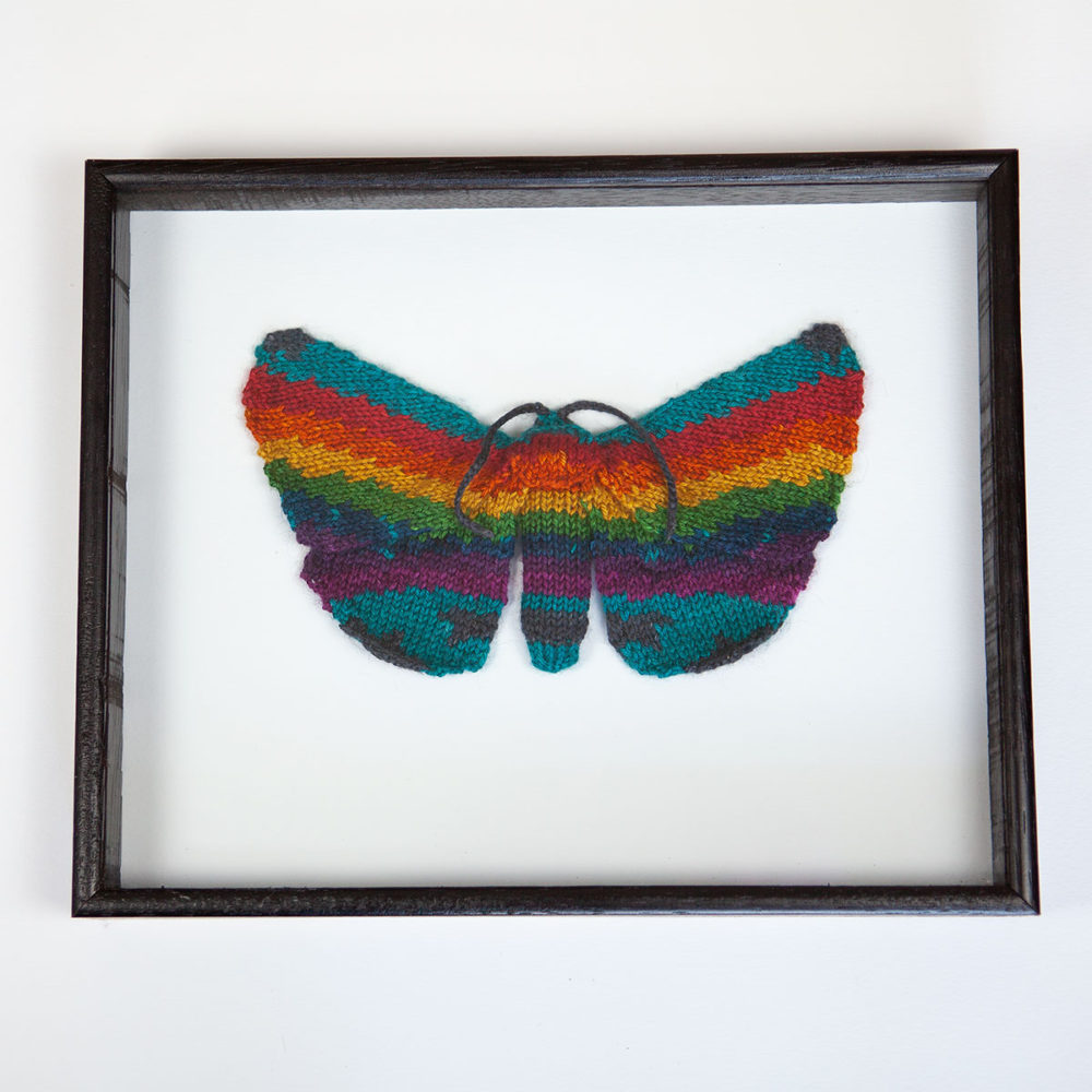 Knitted Rainbow Moth – Max's World